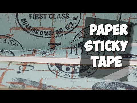 DIY paper sticky tape