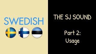 The Swedish SJ Sound, Part 2: Usage