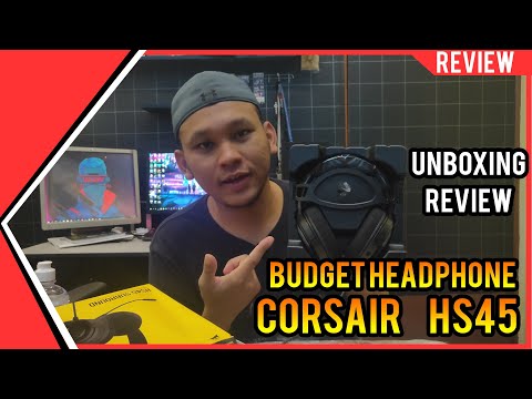 UNBOXING & REVIEW | BUDGET GAMING HEADSET 2020 | CORSAIR HS45 VIRTUAL SURROUND GAMING HEADSET