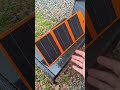 30W Solar panel/power bank! This thing will continue to hold a charge even when it's not in direct
