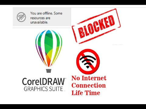How to Block the Internet Connection for CorelDraw