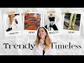 Trendy vs Timeless | 2022 fashion trends and predictions ft. Ana Luisa