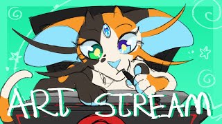 YCH Art Stream - Come yell at me to be productive some more| music on and mic on/off|