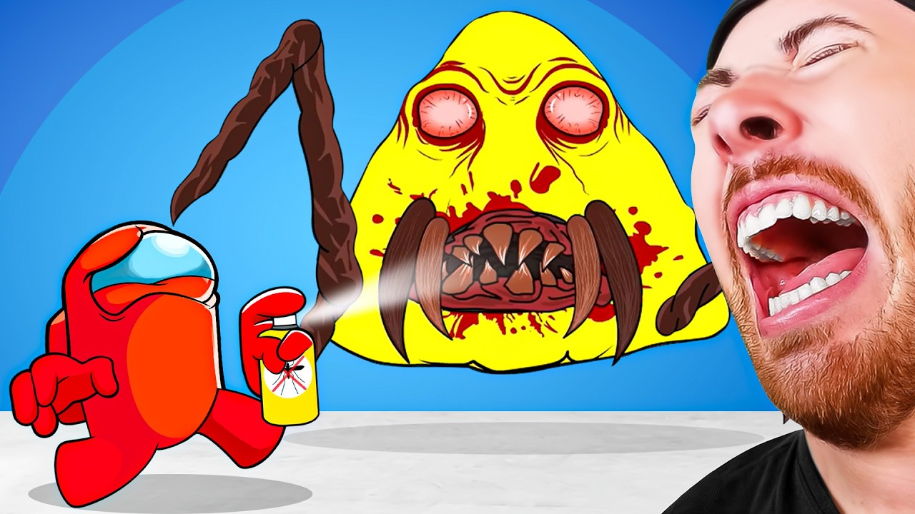 BOU's REVENGE Among Us Animation (Pou Revenge FUNNY Cartoon)