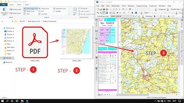 Convert PDF to TIFF using ArcGIS