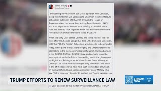Trump Urges Congress To Renew Surveillance Law Amid Iran Conflict