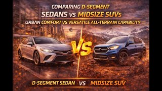 D-Segment Sedans vs Midsize SUVs | Urban Comfort or All-Terrain Versatility?