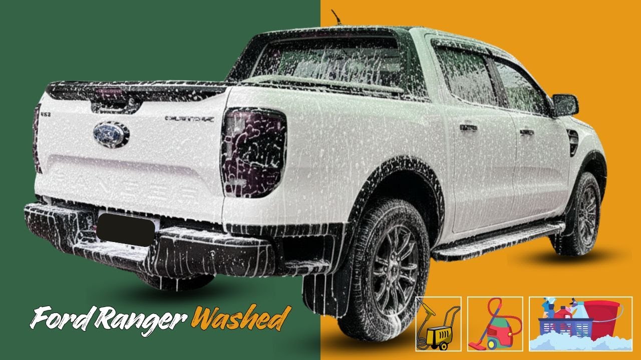 365 Wash: Restoring a Muddy 2023 Ford Ranger | Deep Clean ASMR - YouTube