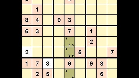 How to Solve New York Times Sudoku Hard December 13, 2020 - v2 - Hidden Pair