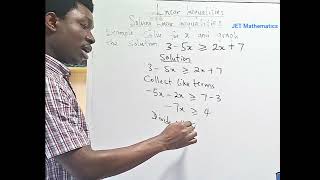 Solving Linear Inequalities in one variable 4. #mathematics #mathstutor #STEMEducation