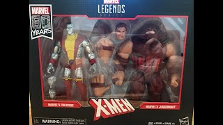 Marvel Legends Colossus &amp; Juggernaut Marvel 80th Anniversary 2 Pack Action Figure quick Review