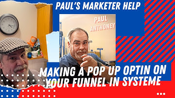 How to create a popup optin in your funnel Systeme IO