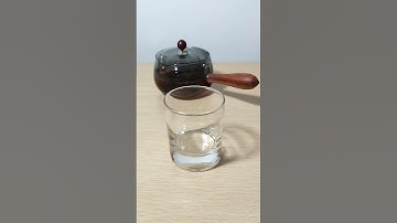 Rotating Glass Tea Pot