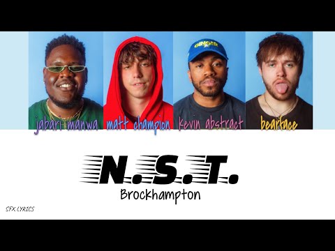 N.S.T. - BROCKHAMPTON [color coded lyrics]