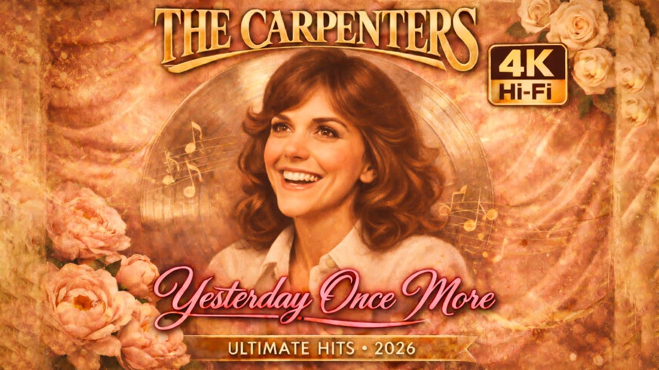 Yesterday Once More: The Carpenters Greatest Hits ❤️ Ultimate Love Song Collection 2026 [4K]