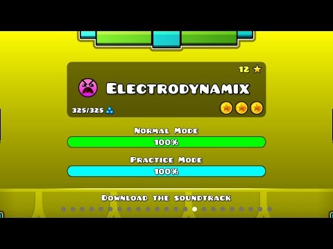 Geometry Dash-Level 15 Electrodynamix (All Coins)