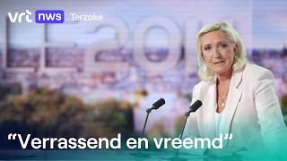 Thumbnail for Marine Le Pen kondigt bij TF1 aan dat ze een gooi doet naar het Franse presidentschap