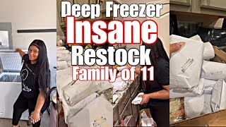 INSANE Meat Haul for My Family of 11! Deep Freezer Restock Time!