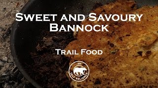 Sweet and Savoury Bannock Cooked on a Campfire