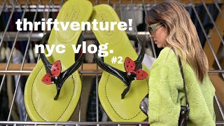 come with me on a thriftventure│nyc vlog#2