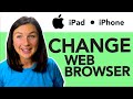 iPad & iPhone: How to Change Default Web Browser to Google Chrome or Microsoft Edge from Safari image