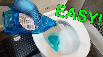 How to Unclog Toilet without a Plunger!