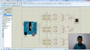 Tutorial simulasi proteus Rangkaian inverter 3 phasa DC ke AC menggunakan Arduino Uno