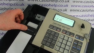 Casio SE-S100 Journal Till Roll Loading