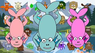 Download lagu Wild Animal Sounds Song 🦘🦏 | Boing, Bleat, Roar & More! 🐾 Animal Sounds for Kids | Tiny Animal Tunes