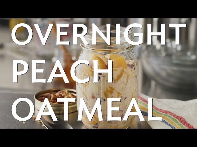 Peachy Blinders Overnight Oats