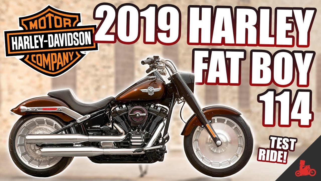  2019  Harley  Davidson  Fat Boy  114 TEST RIDE YouTube