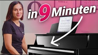 Klavier lernen in 9 Minuten: Dein erstes Lied (Anfänger)