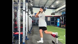 BB Front Rack RFE Split Squat