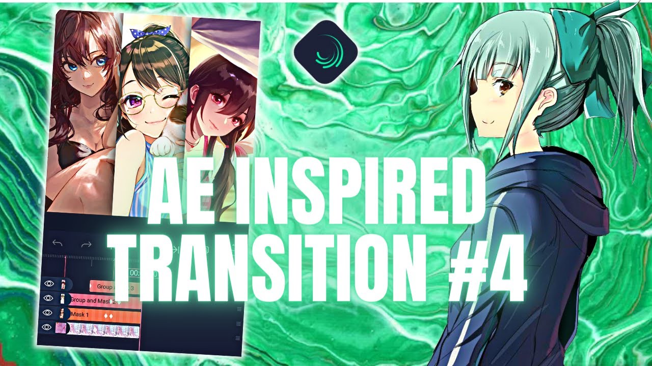 Badass AE Inspired Transition Tutorial #4 On Android || Alight Motion ...