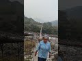 Hanging Bridge Over Nyamne River Upper Siang