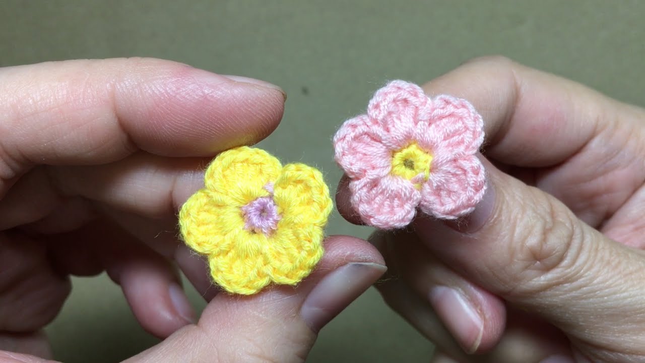 how-to-crochet-flower-5-flower-petal-crochet-tutorial-youtube
