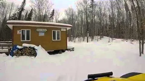 un petite visite des sentiers, le17 janvier 2015