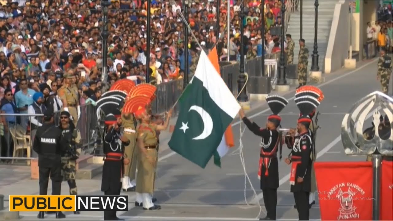 Parade at Wagah Border on Pakistan Day  23 March 2019