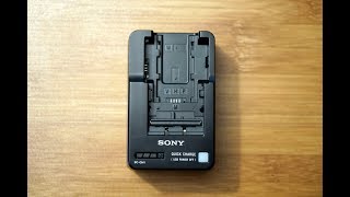 Sony BC QM1 Ladegerät Unboxing & Review