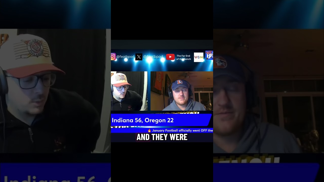 Indiana came to DESTROY 💀#CFP #Indiana #Hoosiers #NationalChampionship