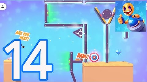 Rocket Buddy - Gameplay Walkthrough Part 14 - Ricochet levels 154-184 (iOS, Android)