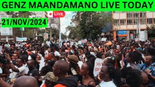 Maandamano Nairobi Leo Live Situation In Nairobi Cbd