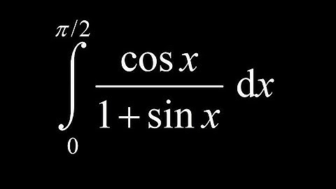 Definite integral of cos(x)/(1+sin(x)) on [0 pi/2].  Chain rule backwards vs. formal u-substitution.