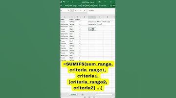 Excel Pro-Tip: How to Use SUMIFS
