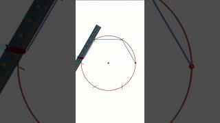 Mastering Geometry: How to Draw a Perfect Hexagon!  | Step-by-Step Tutorial!#shorts