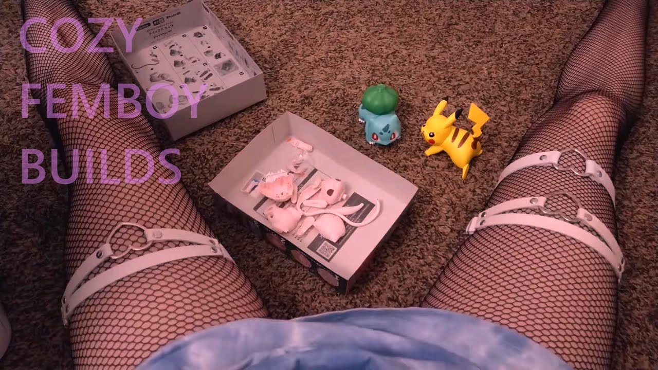 Femboy does Pokemon Model Kits 4 ur Relaxation~ 😌💤 Cozy IRL Femboy ASMR 😌💤 Plastic Clicks n Crinkles