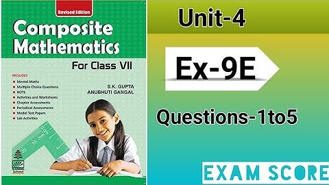 Composite mathematics class-7 || percentage and it