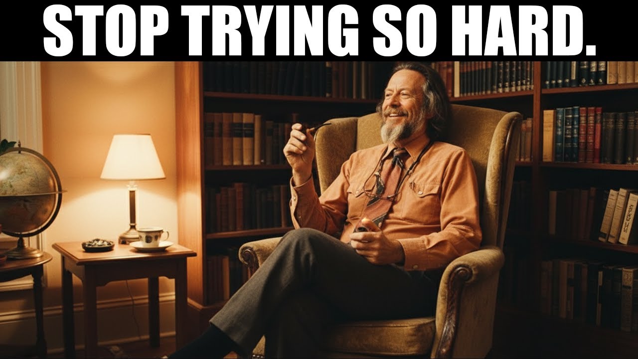 What Happens When You Finally Stop Trying to Fix Yourself — Alan Watts