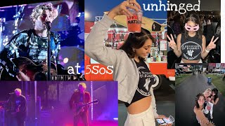 come w me to a 5sos concert (unhinged) (timestamps for songs)