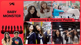 Reaction | BABYMONSTER - Introducing และ Character Playlist #ชวนเธอมารีแอค